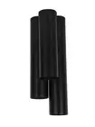 Beacon Lighting MFL By Masson Trivium 3 Light Flush Mount in Black