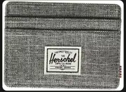 Herschel mens Charlie Rfid Card Case Wallet Raven Crosshatch One Size US
