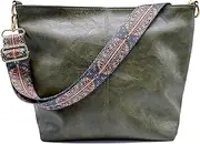 [Aphoraeny] Hobo Crossbody Bag Hobo Purses and Handbags Vegan Leather Bucket Bags Tote Purse Shoulder Bag with Adjustable Strap