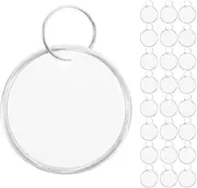 COHEALI 200pcs Round Key Tags with Metal Rings for Easy Identification Key Labels Versatile and Space Efficient