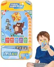 Handheld Pinball Game | Ejector Toy for Kid | Pinball for Kids, Catapult Game, Portable, Double Sided Fun for Kids, Boys