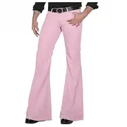 Mens Bell Bottom Jeans Pants 70s Disco Outfits for Men Vintage Flared Jeans