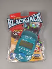 New Radica Flip Top Black Jack 2001 Electronic Video Game Handheld Blackjack