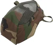Totority Steel Mesh Comfortable Adjustable Multifunctional Mask for Fencing Training Shockproof Guard Durable Head Cover with Excellent Ventilation and Unobstructed Vision