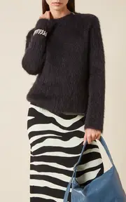 [Jil Sander] Brushed Wool-Blend Crewneck Sweater