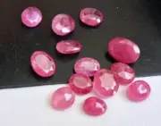 4.4x5.5mm-6x7mm Ruby Mozambique Oval Cut Stone, Natural Ruby Faceted Oval Cut