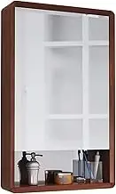 Medicine Cabinet Mirror Cabinet Oak Bathroom Cabinet Wall-Mounted Bathroom Mirror with Shelf Sink Storage Unit, Bathroom Wall Mirror