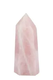 Rose Quartz Point - Polished Crystal Tower - 19, Natural Rose Quartz from Brazil