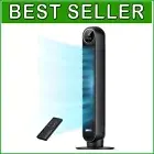 Compact 36-Inch Tower Fan - Quiet, Bladeless Design with Custom Airflow Control