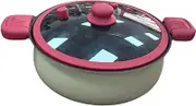 Pitycbo Soup Pot Micro Pressure Pot with Cover Slow Cooker 5L Multipurpose Saucepan