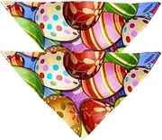 2 Pack Owner and Dog Bandana Set, Pet's Mom/Dad Bandana or Scarf Set, Family Matching Bandanas, Easter Easter Easter