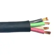 10/4 SJOOW Portable Power Cable Flexible CPE Jacket Black 300V