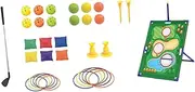 Dickly Kids Golf Club,Mini Golf Set, 12 Balls Training Mat Chipping Game Fine Motor Skills for 3 4 5 Years Old Party Favors Garden