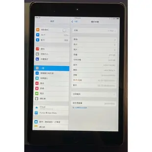 Apple iPad Mini 32G 7.9吋 WiFi MD529TA/A A1432 太空灰  二手 正常使用