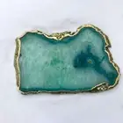 Handmade Large Aqua Agate Cheese platter/Tray/Personalised Momentos/Sign Boards