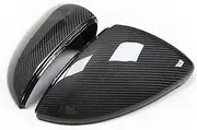 Compatible For VW GOLF 7 MK7 MK7.5 R GTI 2014-2019 Real Carbon Fiber Car Replacement Rearview Side Mirror Wing Cover Cap Exterior Case Trim