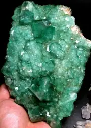 1706g NATURAL High transparency sunlight Green sunlight FLUORITE k987