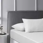 NNEDSZ Accessorize White Washed Cotton Fitted Sheet Set Super King
