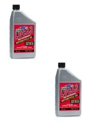 2 x Lucas Oil Synthetic SAE 5W-30 Motorcycle Oil 946ml 10706