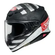 Shoei RF-1400 Scanner Helmet - Matte Black/Matte White, X-Large 0101-1305-07