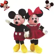 Mickey & Minnie Mouse Dolls & Doll Clothes Crochet Pattern Vintage 1970s
