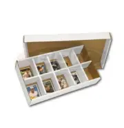New (5) BCW Sorting Tray Cardboard Trading Card Storage Boxes Holds 1,000+ Cards