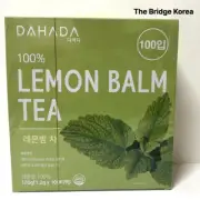 DAHADA 100% Lemon Balm Tea 100 Teabags