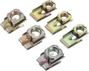 CHENGHAO 10 Pcs Automotive 6mm 8mm Screw Metal Clips Plate U-Type Clips Speed Nuts Fit for Car License Plate Fender Universal M6 M8 Nuts (Color Name : 6mm)