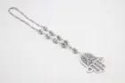 HandMade Hamsa Rearview Mirror Decor Luck Hand Of Fatima Evil Eye Gift Idea 2025