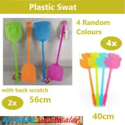 2 size Plastic Swat Pest Control Large Hand Insect Fly Wasp Bug Killer Swatter