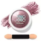 Jello Jello Gel Nail Art Edge Beam Mirror Powder Glitter+Brush Set,JP04 Ash Pink