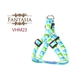 范特西亞 Fantasia【多款V】中型犬外出胸背帶(M) 安全鎖插扣 防暴衝 (狗項圈 中型狗 狗牽繩 拉繩另購)