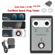 Car Spark Plug Tester Auto Adjustable Double Hole Detector Ignition PlugAnalyzer