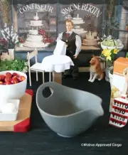 ANTHROPOLOGIE FRINGE & FETTLE MIXING BOWL -NIB- CREATE A STIR IN THE KITCHEN!