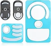 Logitech G Pro X Superlight Mouse Feet Stickers, White Glides Curve Edge Ice-Mouse Skates, Fast & Smooth