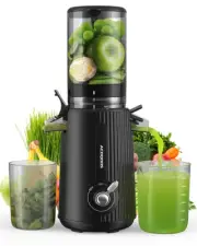 Juicer Machines, Cold Press Juicer Whole Fruit and Vegetable with 4.3" Feedin...