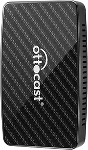 OTTOCAST Play2Video Pro – Wireless CarPlay & Android Auto Adapter with YouTube, Netflix, Spotify, IPTV | 5GHz WiFi, Auto Connect, No Delay | Compatible with OEM Wired CarPlay