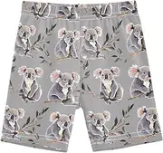[Caihoyu] Girls Summer Shorts Tight Cotton Active Sports Shorts Swimsuit Under Skirt, Multicolor11, 10 Years