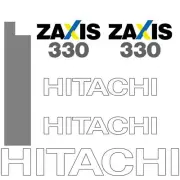 Decal Sticker Set Hitachi ZX 330-3 Excavator Digger Decal Set