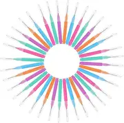 GANAZONO 50pcs Interdental Brush Set Flosser for Soft Bristles Cleaner Floss Picks 5 Colors