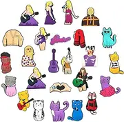 [yiagofy] Cute Shoe Charms for Girls Boys Kids Shoe Decoration Adults Teens Women with Buttons for Clog Sandals Birthday Party Gift