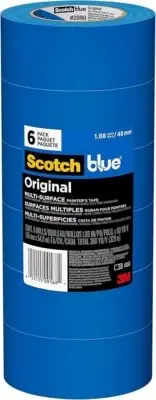 Scotch Blue Painters 48mm x 54.8m Masking Tape Pack Of 6