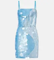 [Nensi Dojaka] Nensi Dojaka Sequined minidress AU 14 blue