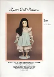 Byron Doll Clothes Pattern BY-312- fits 27 1/2" Doll