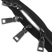 #5 Metal Teeth Zippers 4 Yards Sewing Zippers Bulk DIY Zipper by The Yard Bul...