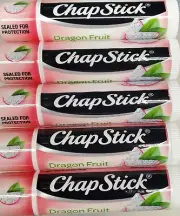 Lot Of 5 Chapstick - DRAGON FRUIT Lip Balm Free Shipping