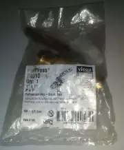 VIEGA PROPRESS 24010, 1" x 1" BRASS/BRONZE BALL VALVE, FREE SHIP