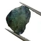 Stunning Certified 5.52ct Natural Unheated Teal Sapphire Madagascar Rough 12x9mm