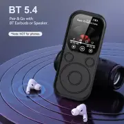 Portable Bluetooth 5.4 HiFi MP3 Player MP4 Media FM Radio Audio Recorder Music