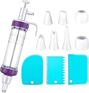 Cake Decorating Tool Kit - Dessert Decorating Syringe, Cake Cream Decorating Tool, Icing Nozzle, Icing Decorating Set, Pastry Tip, Complete Kit